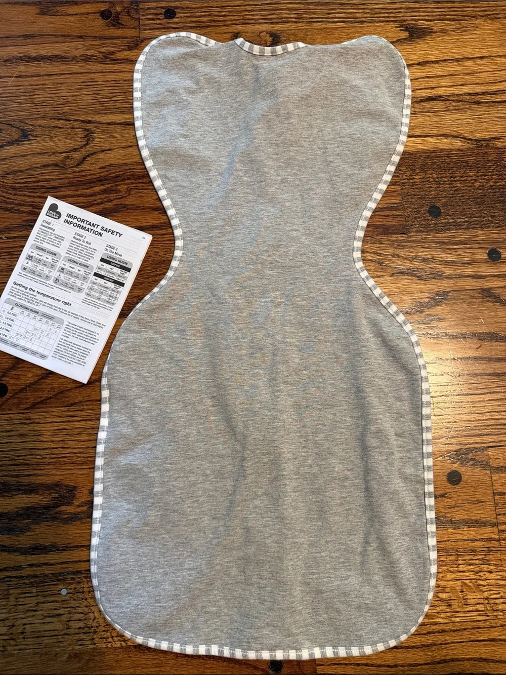 Love to Dream Grey Baby Swaddle